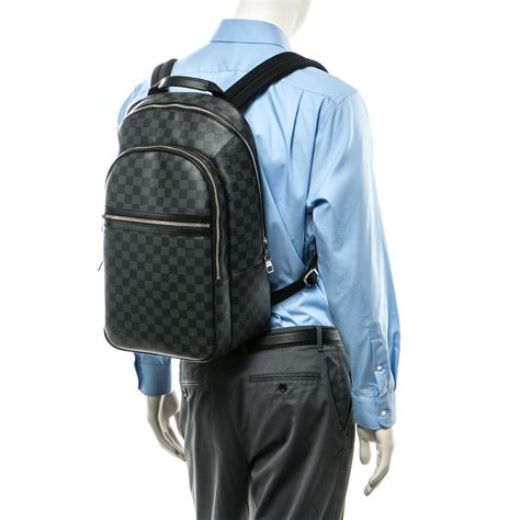 louis vuitton michael damier graphite backpack replica|louis vuitton black damier backpack.